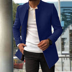 Men's Coat Overcoat Solid Color Slim Fit - StepByStepNow