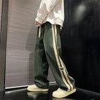Men's Corduroy Streetwear Pants - Korean Loose Wide - Leg Trousers - StepByStepNow
