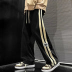 Men's Corduroy Streetwear Pants - Korean Loose Wide - Leg Trousers - StepByStepNow