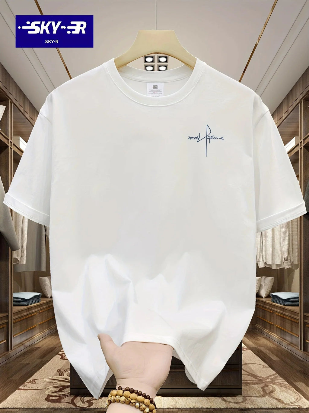 Men's Everyday Essential Cotton T-Shirt - Breathable Four - Season Casual Tee - StepByStepNow
