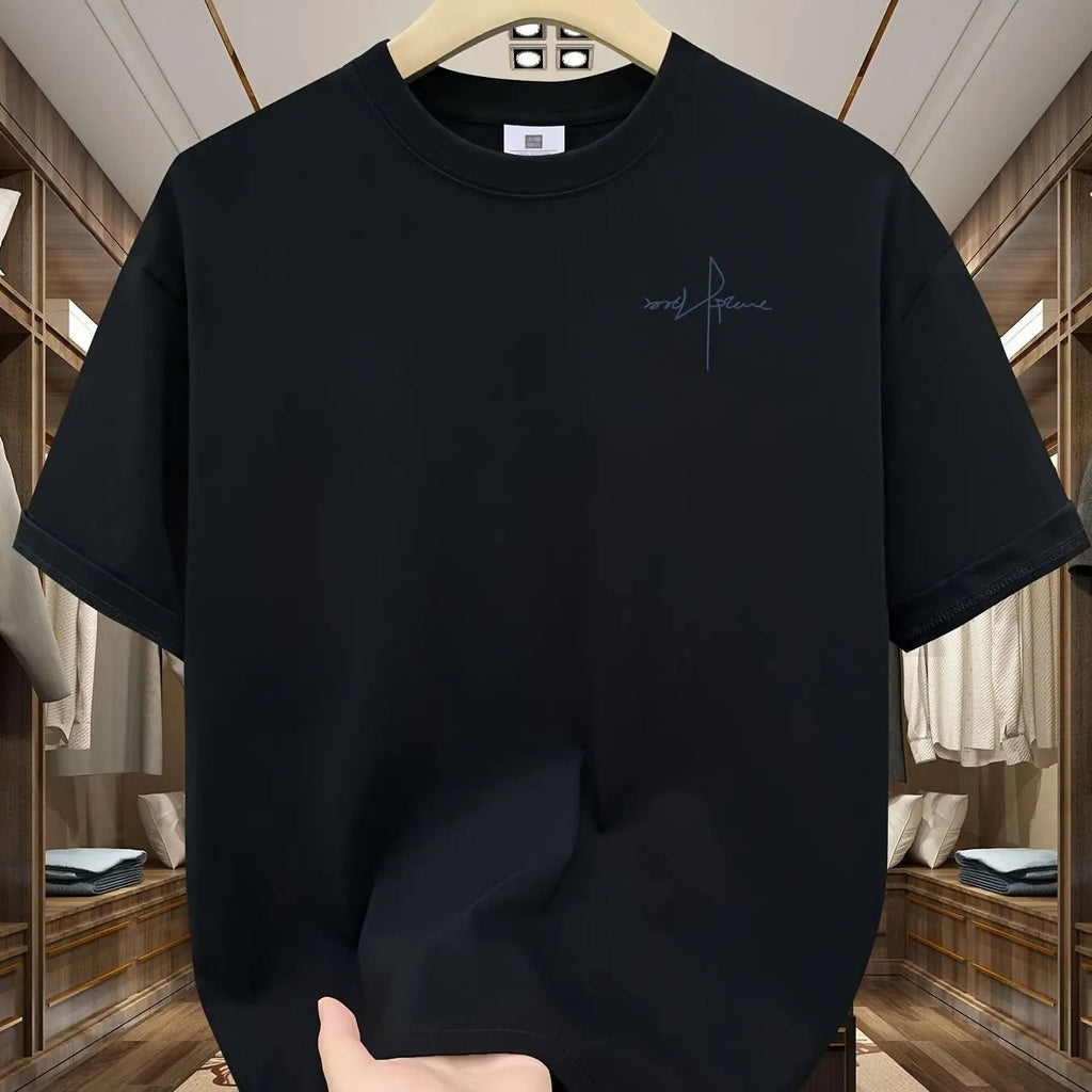 Men's Everyday Essential Cotton T-Shirt - Breathable Four - Season Casual Tee - StepByStepNow