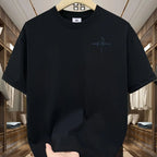 Men's Everyday Essential Cotton T-Shirt - Breathable Four - Season Casual Tee - StepByStepNow