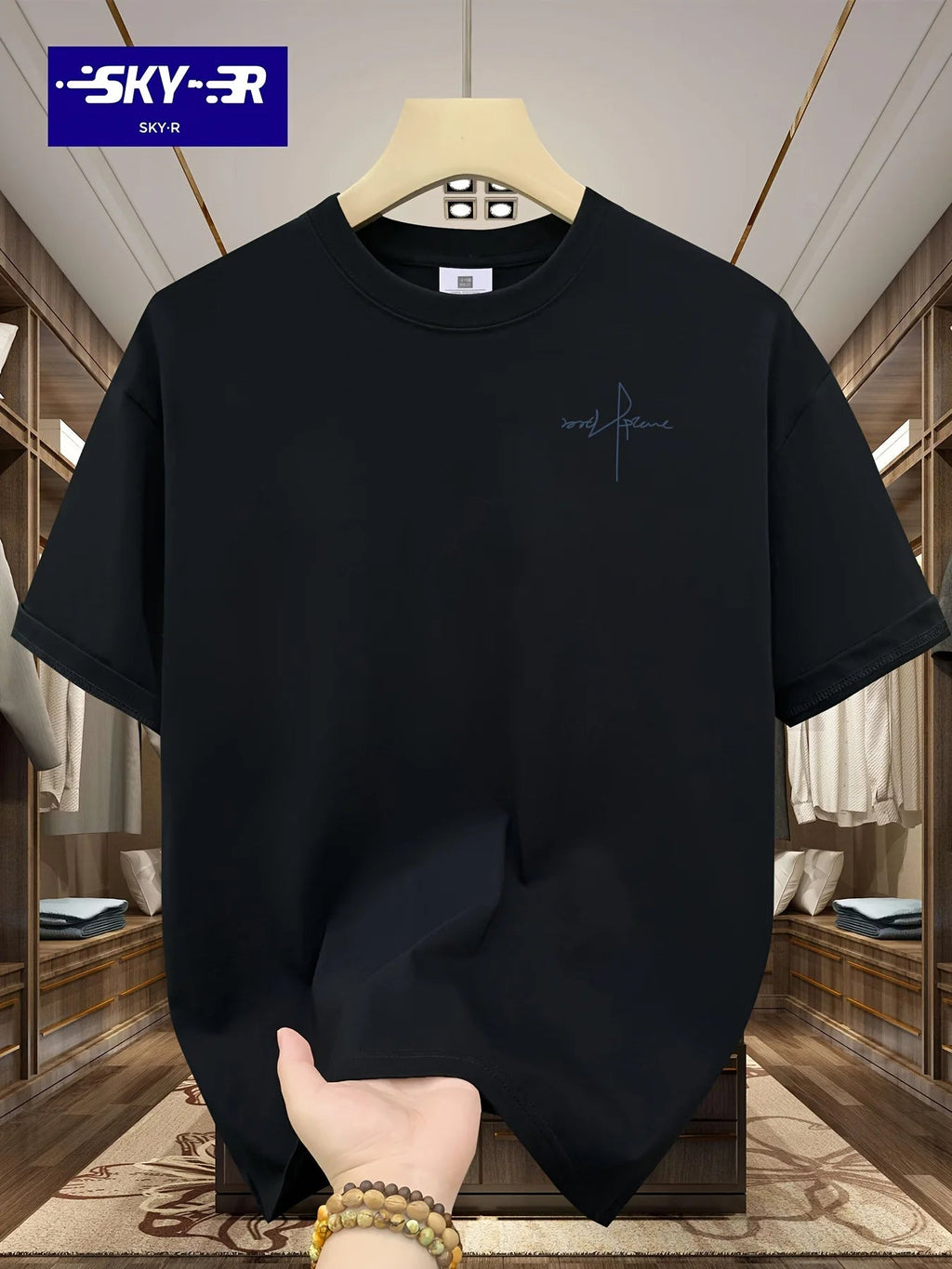 Men's Everyday Essential Cotton T-Shirt - Breathable Four - Season Casual Tee - StepByStepNow