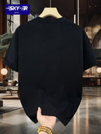 Men's Everyday Essential Cotton T-Shirt - Breathable Four - Season Casual Tee - StepByStepNow