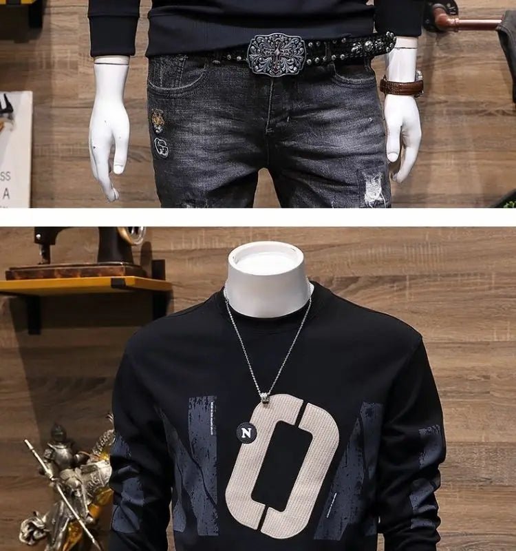 Men’s lettering-print sweatshirt, product image 10