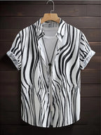 Men's Hawaiian Casual Short - Sleeve Shirt - Stylish Summer Beach Party Top | StepbyStepNow - StepByStepNow