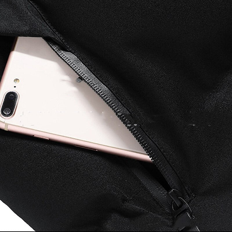 Men's Hooded Jacket Winter Pockets Zip - up Coat Casual Outerwear Clothing - StepByStepNow