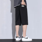 Men's Ice Silk Capri Pants - Quick - Dry Breathable Thin Casual Sports Trousers - StepByStepNow