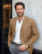 Men's Jacket Casual Cotton And Linen Suit - StepByStepNow