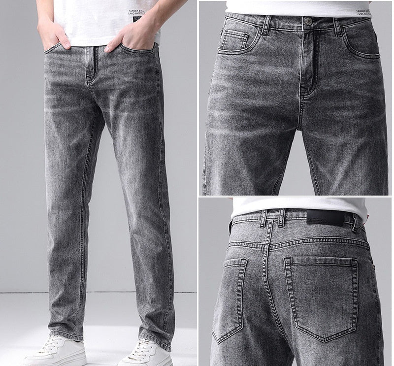 Men's Jeans Straight Fashion Slim Fit - StepByStepNow