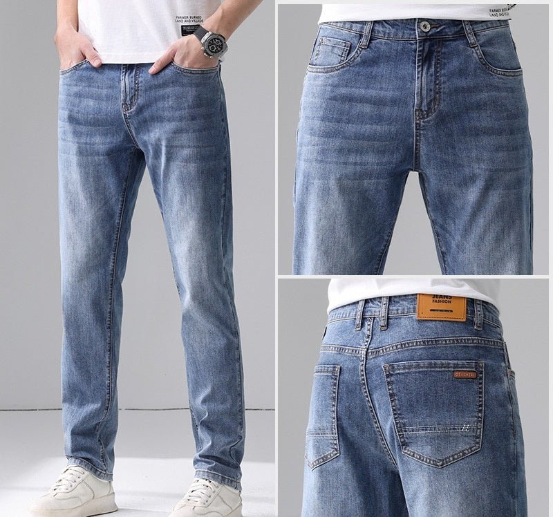 Men's Jeans Straight Fashion Slim Fit - StepByStepNow