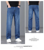 Men's Light Luxury Stretch Slim Fit Pants - Soft Business Casual Denim Trousers - StepByStepNow
