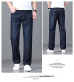 Men's Light Luxury Stretch Slim Fit Pants - Soft Business Casual Denim Trousers - StepByStepNow