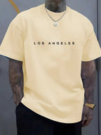 Men's Lightweight Cotton Graphic T-Shirt - Breathable Quick - Dry Summer Travel Tee - StepByStepNow