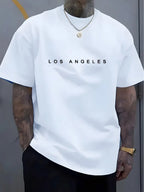 Men's Lightweight Cotton Graphic T-Shirt - Breathable Quick - Dry Summer Travel Tee - StepByStepNow