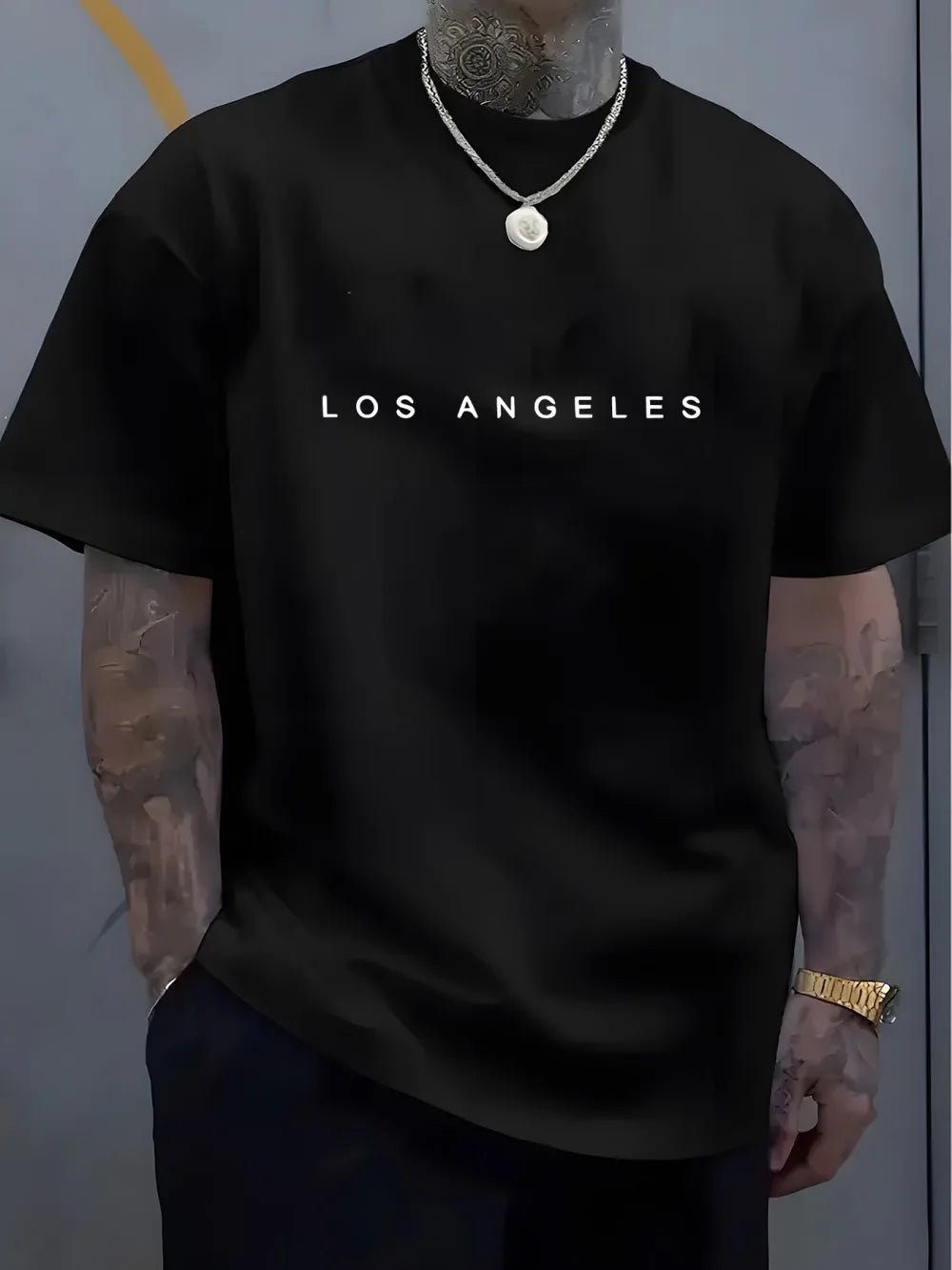 Men's Lightweight Cotton Graphic T-Shirt - Breathable Quick - Dry Summer Travel Tee - StepByStepNow