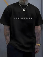 Men's Lightweight Cotton Graphic T-Shirt - Breathable Quick - Dry Summer Travel Tee - StepByStepNow