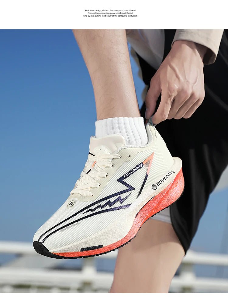 Men's Lightweight Nylon Casual Shoes - Breathable Lace - Up Low - Top Sneakers - StepByStepNow