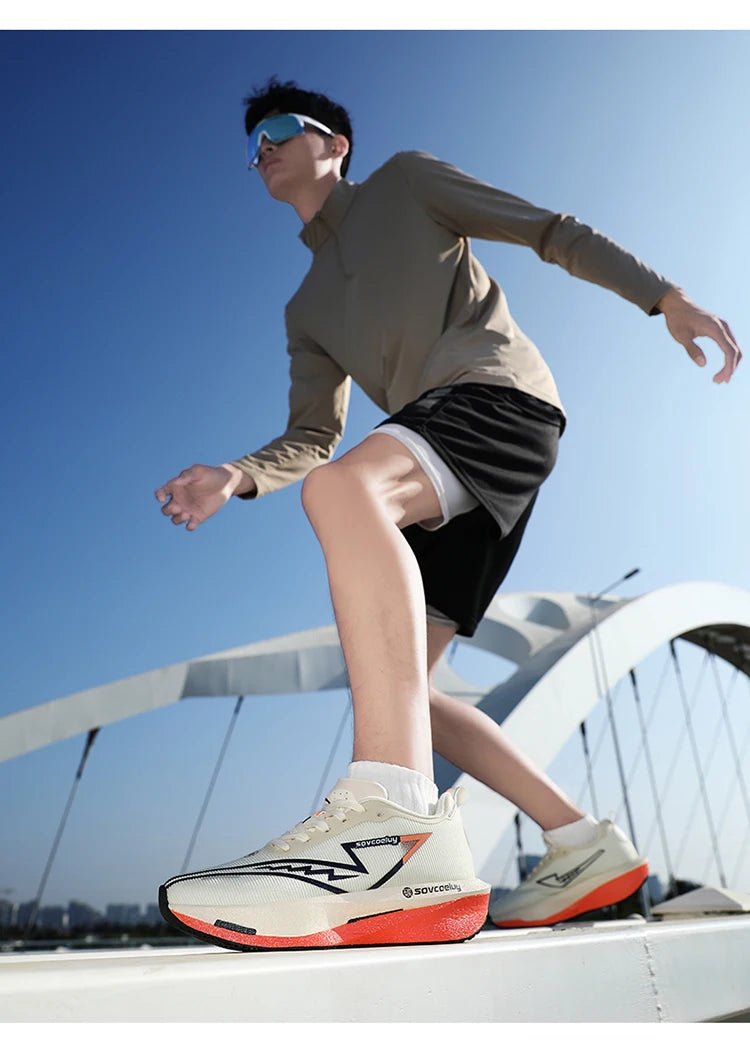 Men's Lightweight Nylon Casual Shoes - Breathable Lace - Up Low - Top Sneakers - StepByStepNow