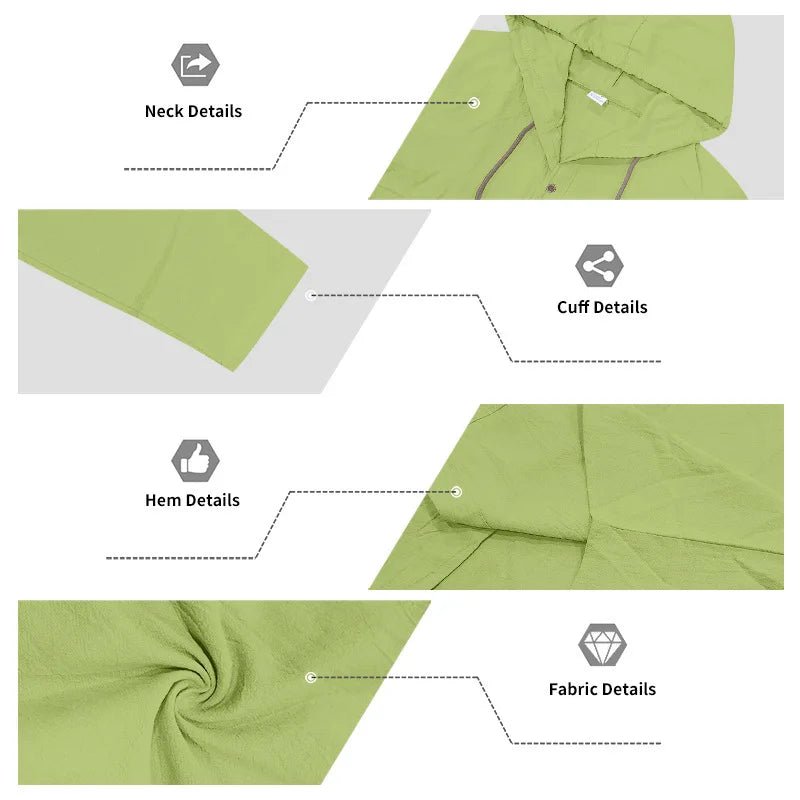 Men's Linen Long - Sleeved Shirt And Pants Set Breathable Outdoor Leisure Hiking Beach Sports Clothing for Spring Summer Autumn - StepByStepNow