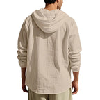 Men's Linen Long - Sleeved Shirt And Pants Set Breathable Outdoor Leisure Hiking Beach Sports Clothing for Spring Summer Autumn - StepByStepNow