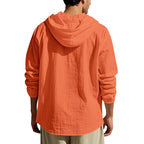 Men's Linen Long - Sleeved Shirt And Pants Set Breathable Outdoor Leisure Hiking Beach Sports Clothing for Spring Summer Autumn - StepByStepNow