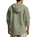 Men's Linen Long - Sleeved Shirt And Pants Set Breathable Outdoor Leisure Hiking Beach Sports Clothing for Spring Summer Autumn - StepByStepNow