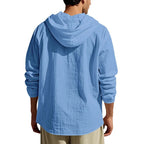 Men's Linen Long - Sleeved Shirt And Pants Set Breathable Outdoor Leisure Hiking Beach Sports Clothing for Spring Summer Autumn - StepByStepNow