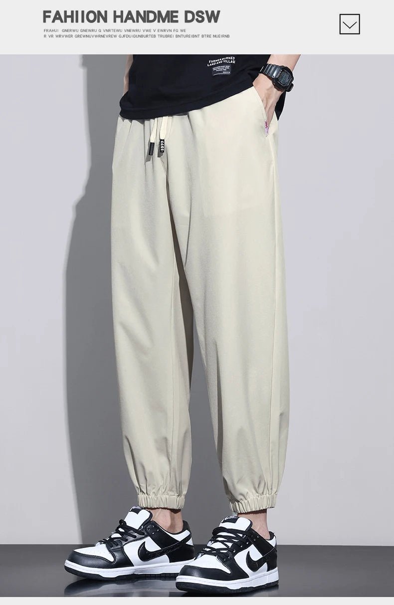 Pantaloni jogger casual streetwear estivi leggeri per uomo - StepByStepNow