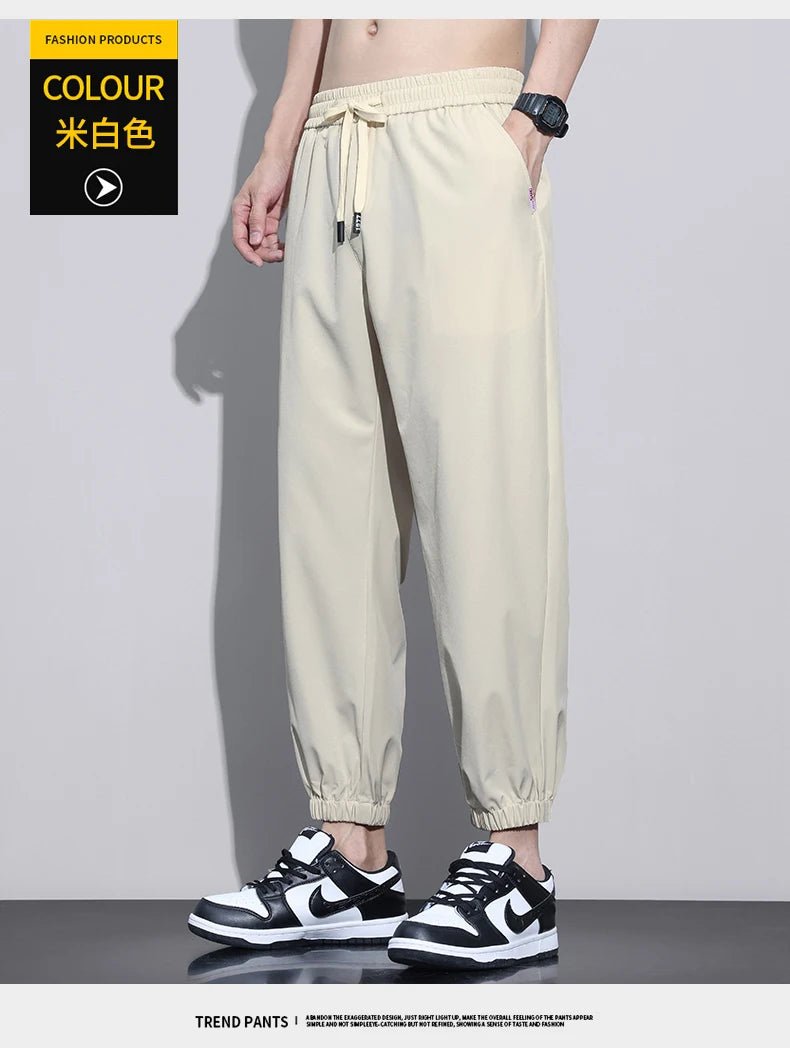 Pantaloni jogger casual streetwear estivi leggeri per uomo - StepByStepNow