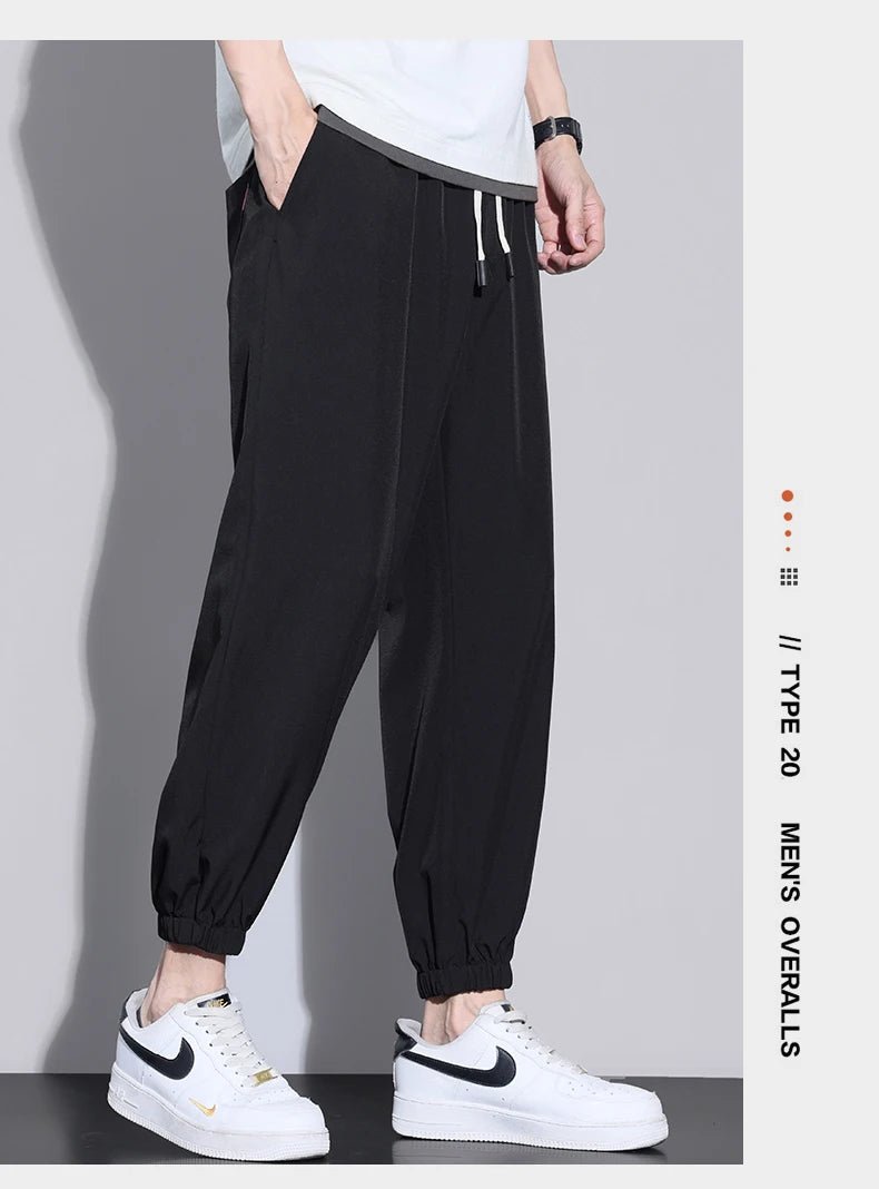 Pantaloni jogger casual streetwear estivi leggeri per uomo - StepByStepNow