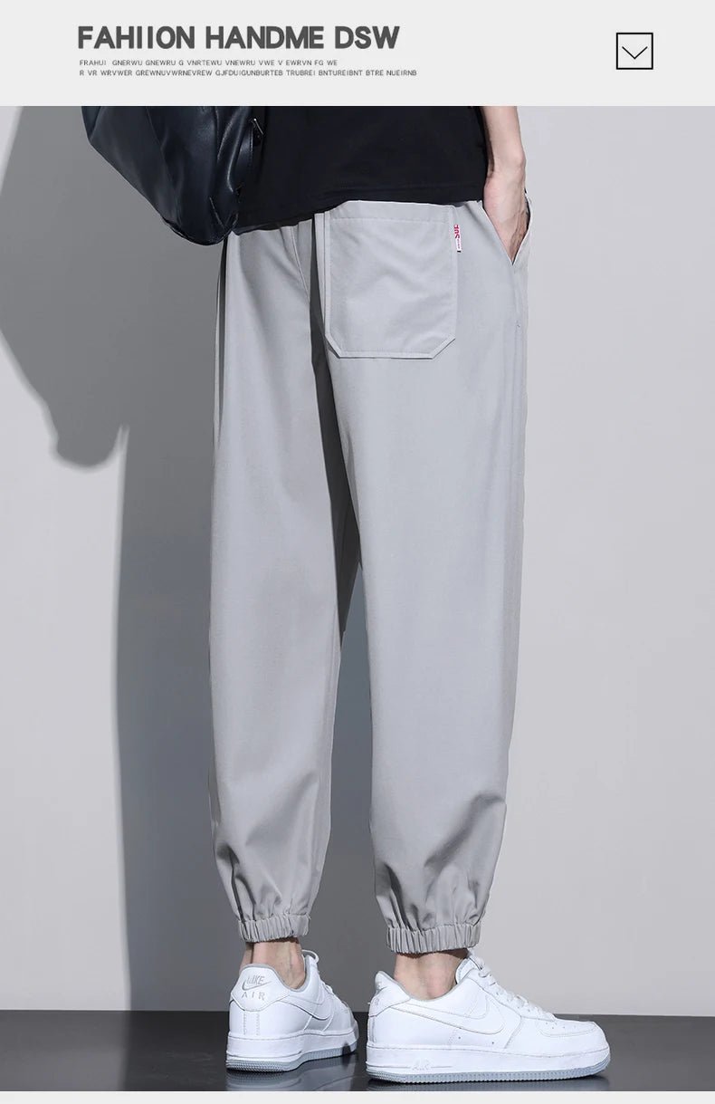 Pantaloni jogger casual streetwear estivi leggeri per uomo - StepByStepNow