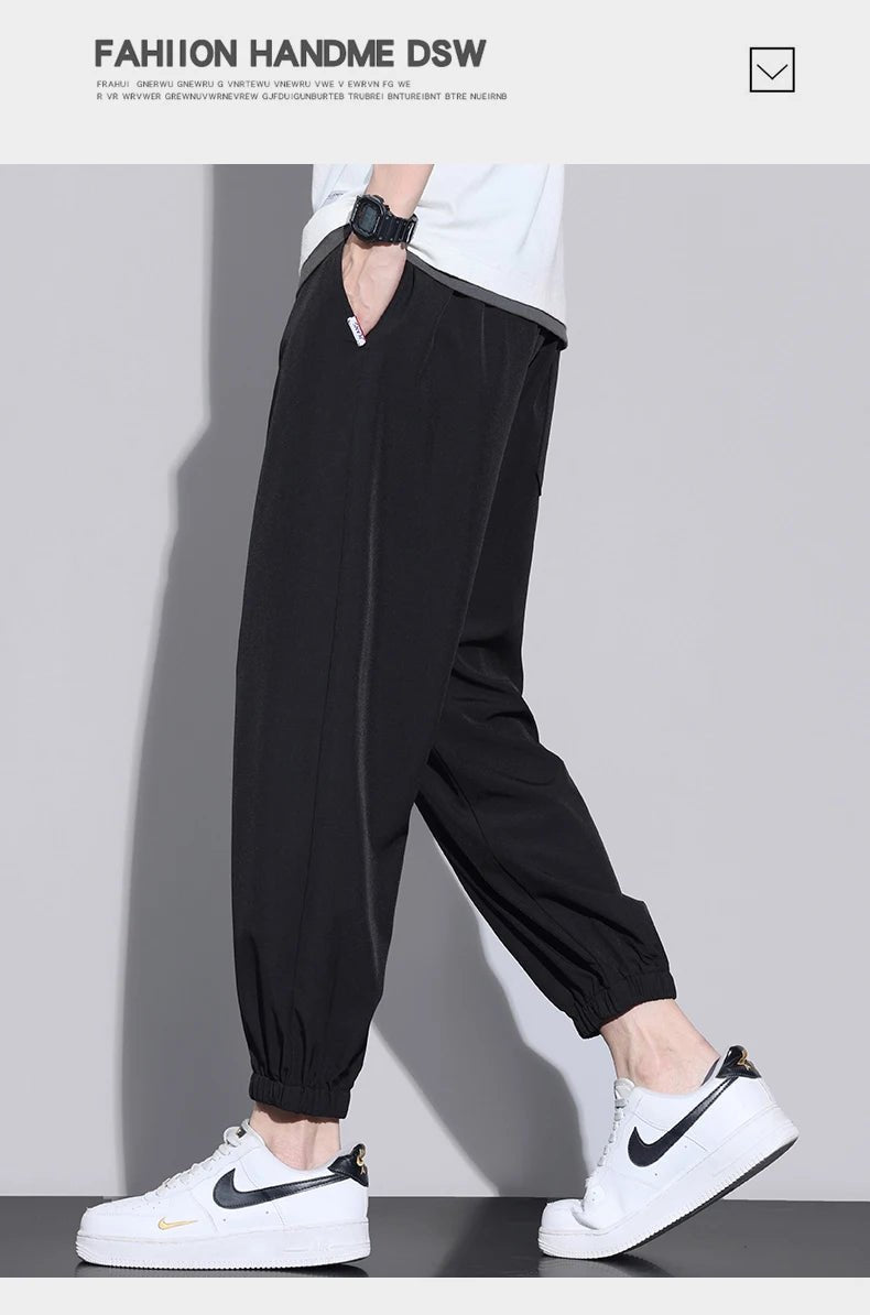 Pantaloni jogger casual streetwear estivi leggeri per uomo - StepByStepNow