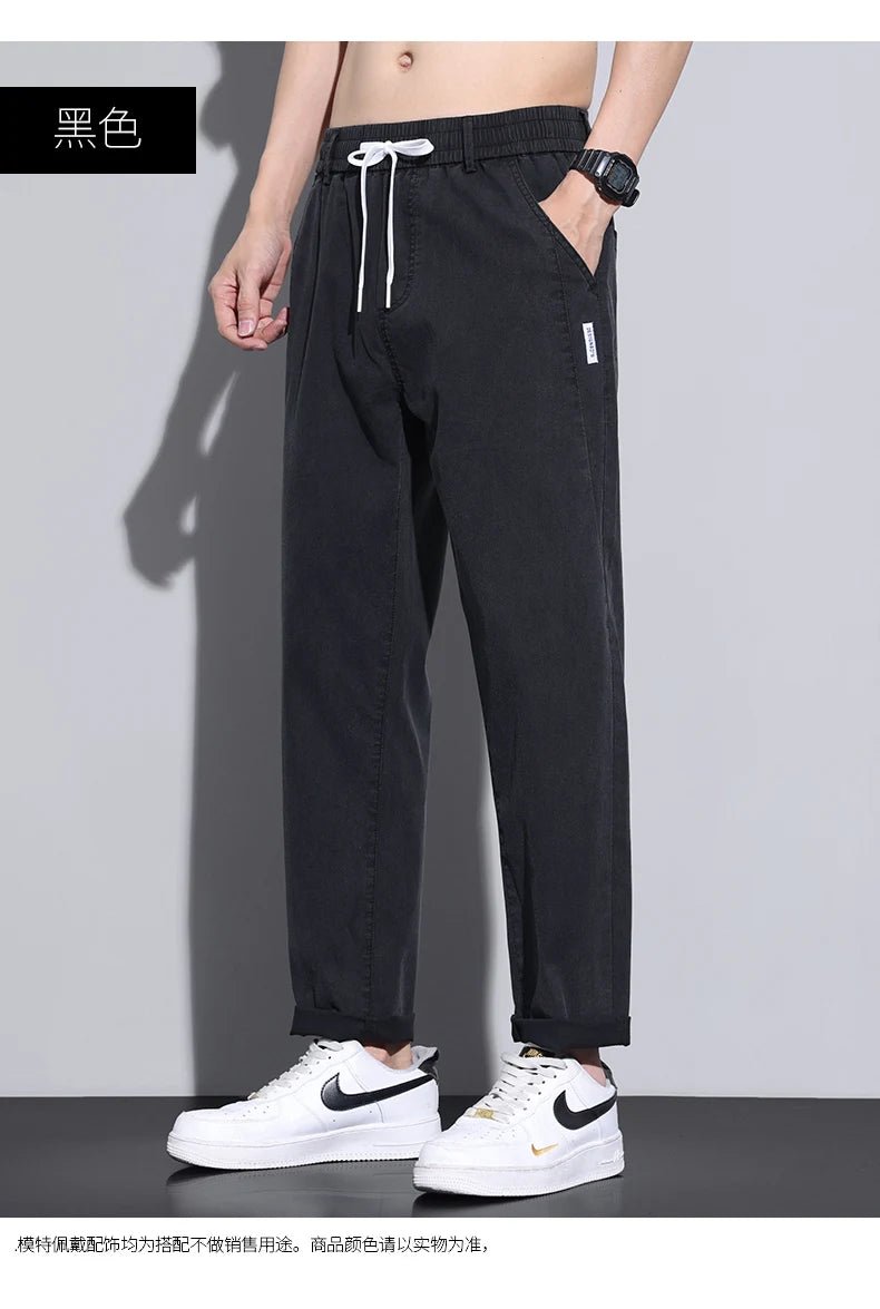 Jeans uomo elasticizzati dritti 2026 primavera estate casual versatile - StepByStepNow