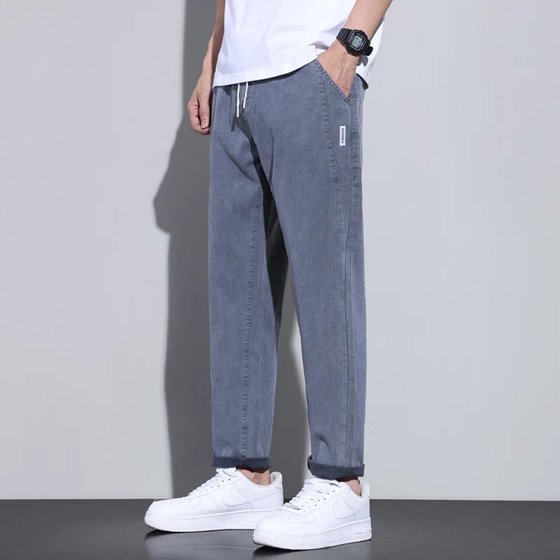 Jeans uomo elasticizzati dritti 2026 primavera estate casual versatile - StepByStepNow