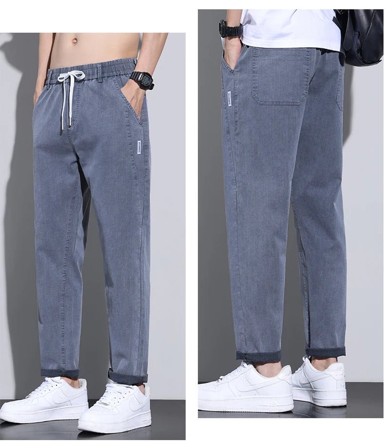 Jeans uomo elasticizzati dritti 2026 primavera estate casual versatile - StepByStepNow