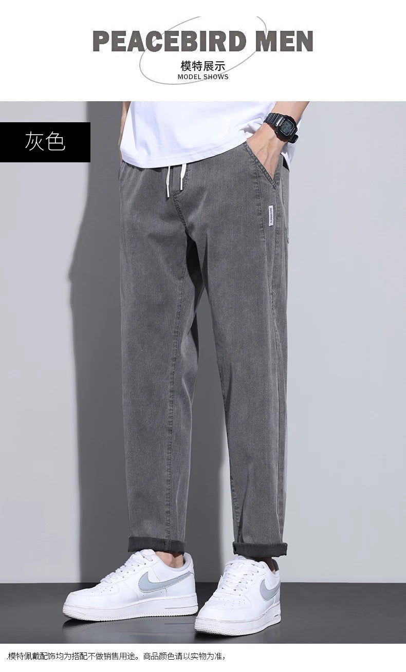 Jeans uomo elasticizzati dritti 2026 primavera estate casual versatile - StepByStepNow