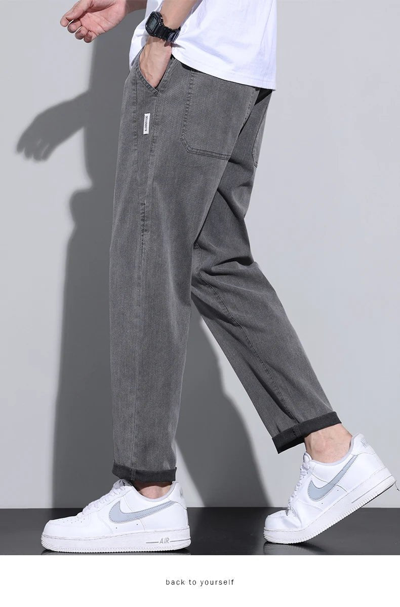 Jeans uomo elasticizzati dritti 2026 primavera estate casual versatile - StepByStepNow