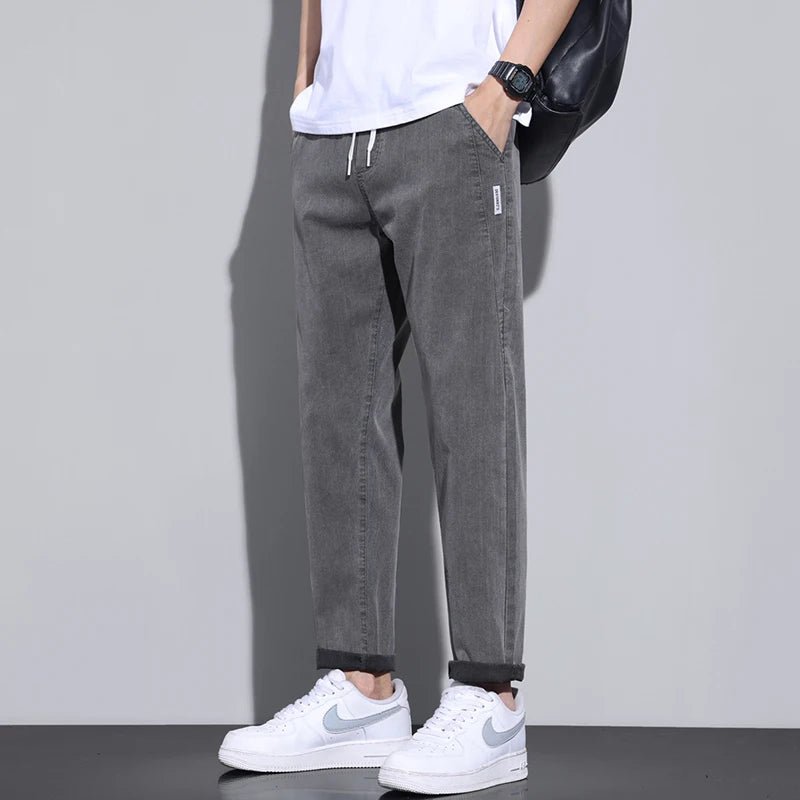 Jeans uomo elasticizzati dritti 2026 primavera estate casual versatile - StepByStepNow