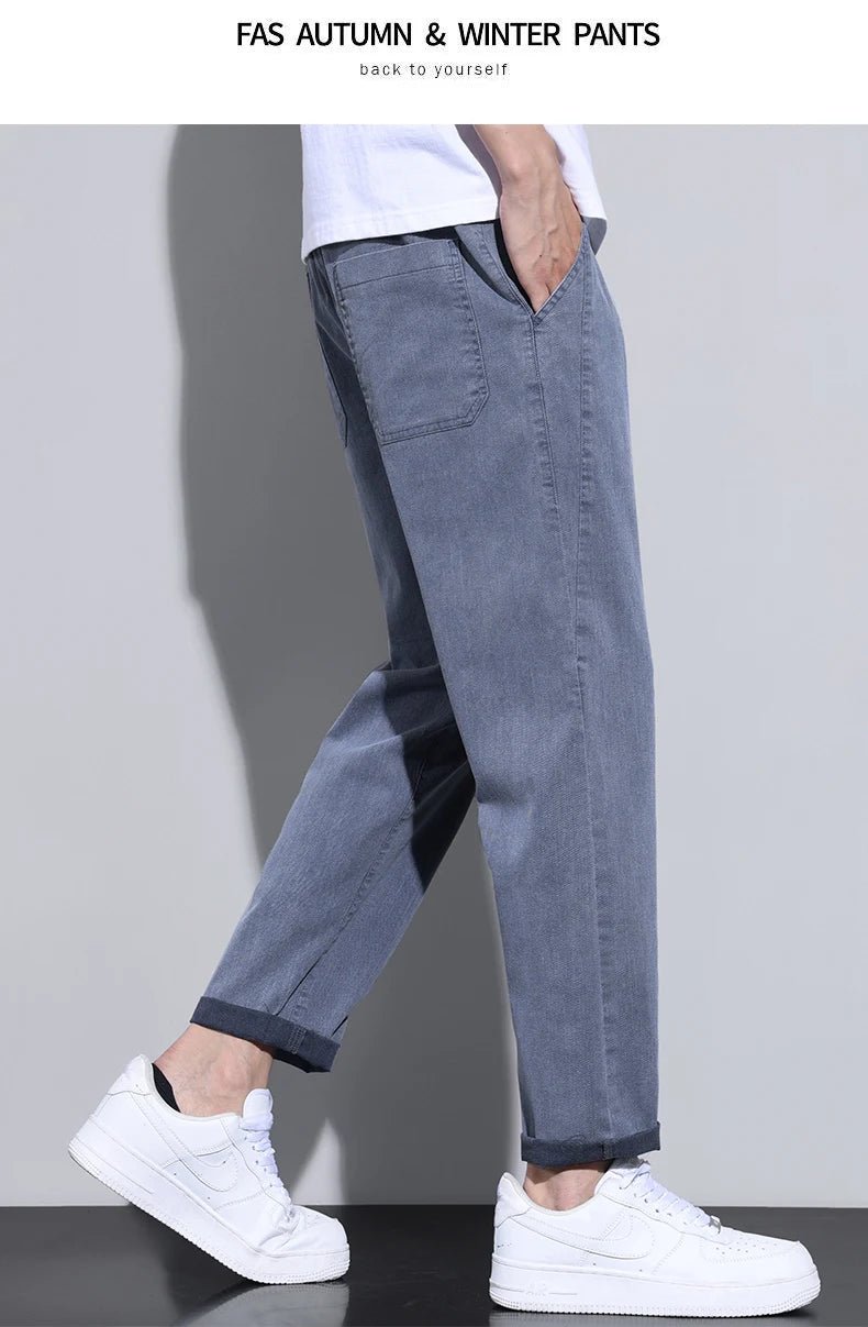 Jeans uomo elasticizzati dritti 2026 primavera estate casual versatile - StepByStepNow