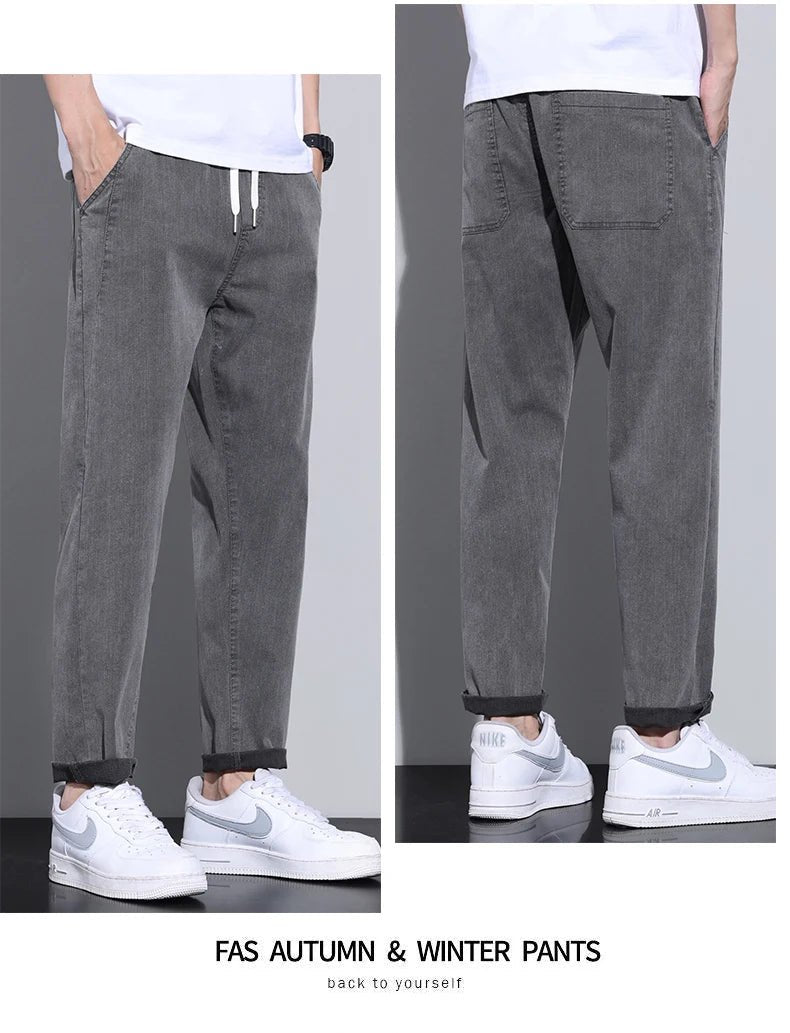 Jeans uomo elasticizzati dritti 2026 primavera estate casual versatile - StepByStepNow