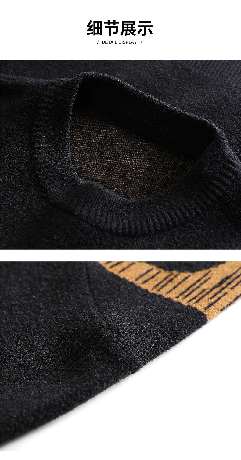 Men’s embroidered velvet pullover, product image 12