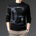 Men’s embroidered velvet pullover, product image 24
