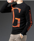 Men’s embroidered velvet pullover, product image 18