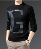 Men’s embroidered velvet pullover, product image 21