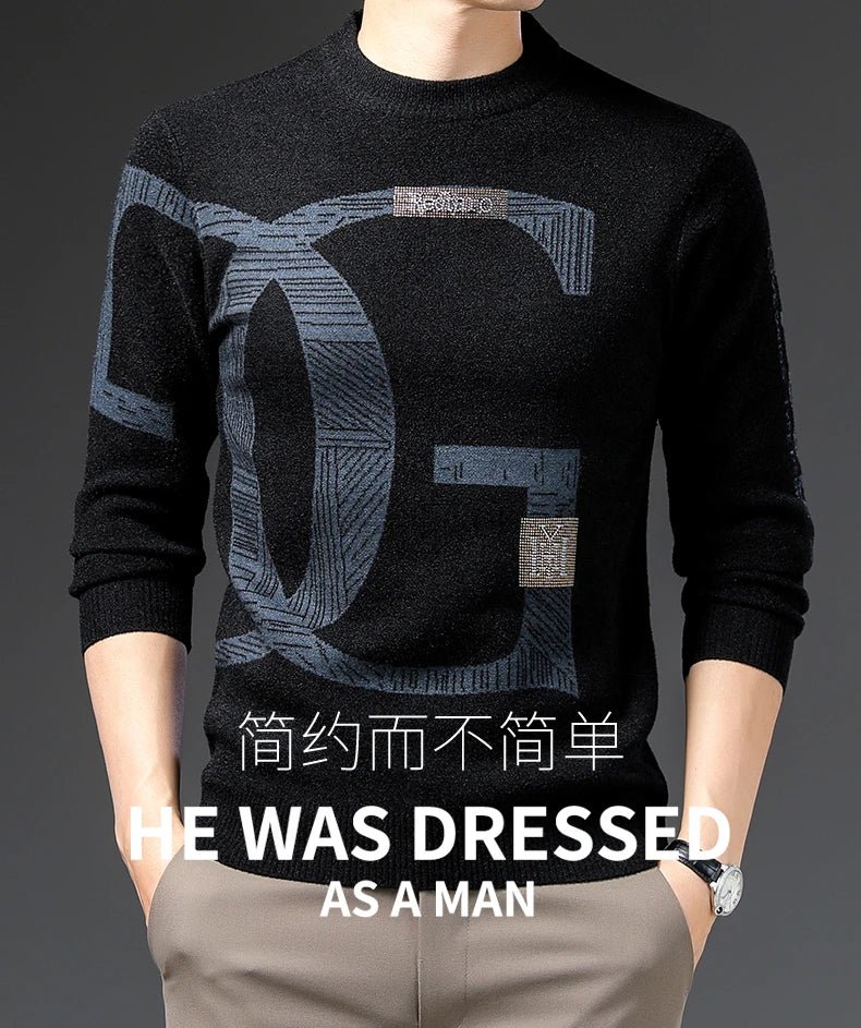 Men’s embroidered velvet pullover, product image 6