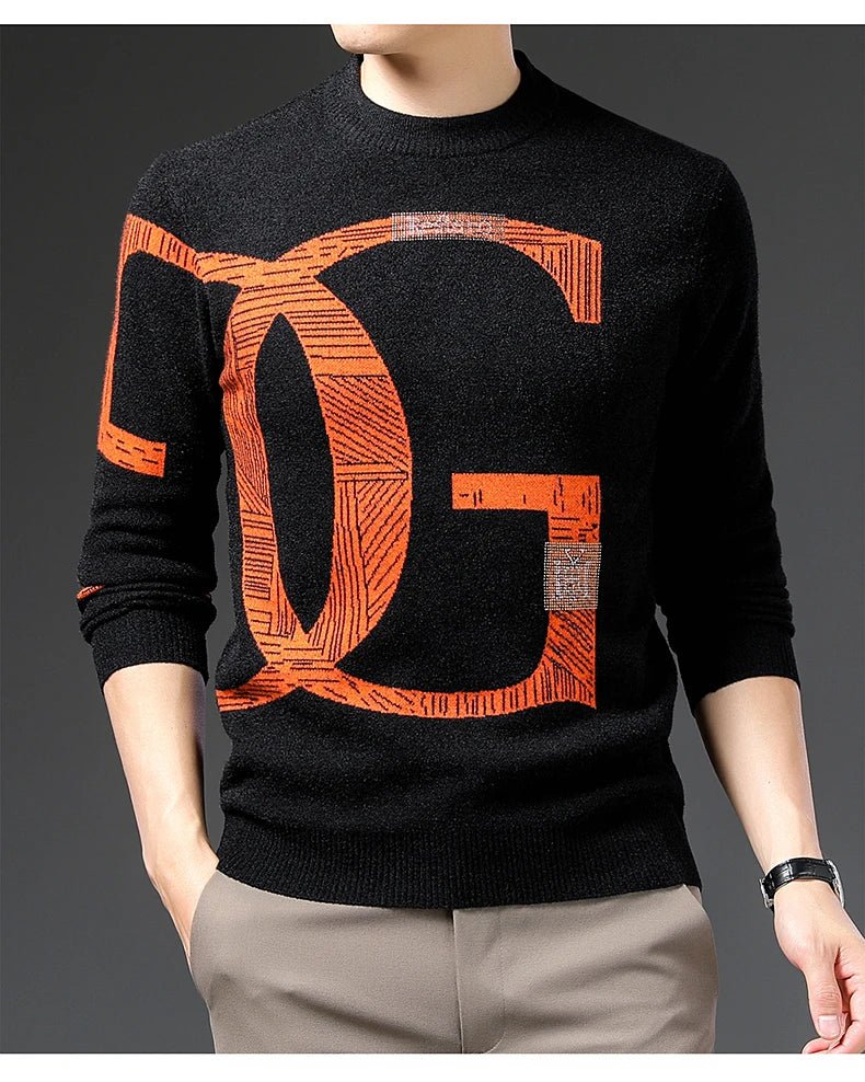 Men’s embroidered velvet pullover, product image 17