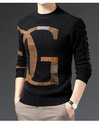 Men’s embroidered velvet pullover, product image 10