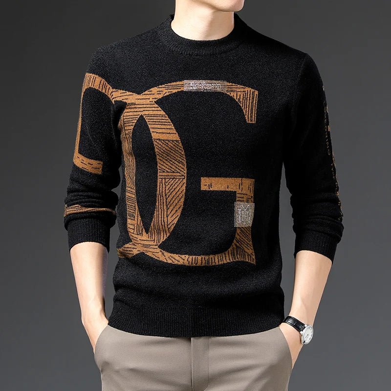 Men’s embroidered velvet pullover, product image 25