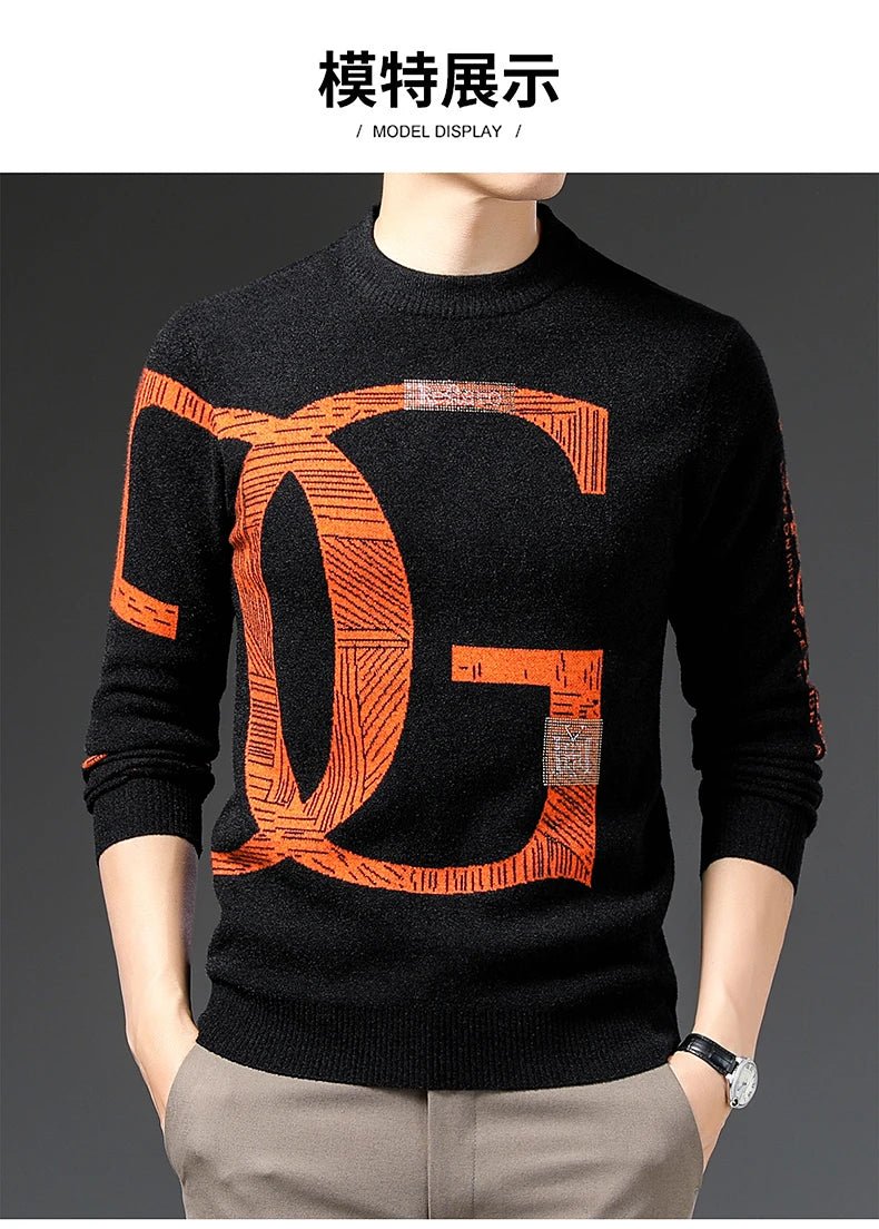 Men’s embroidered velvet pullover, product image 16